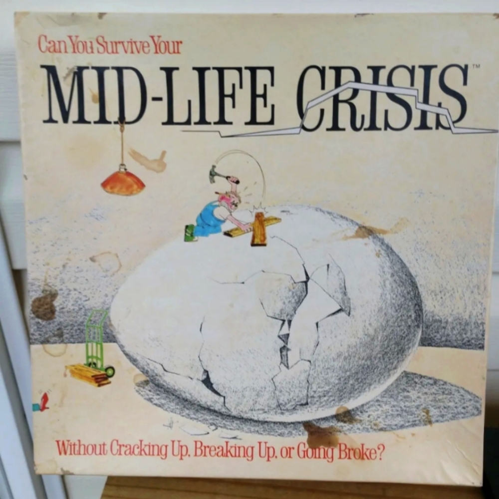 Adult Game Mid Life Crisis Board Game Vintage Retro By The Game Works 1982